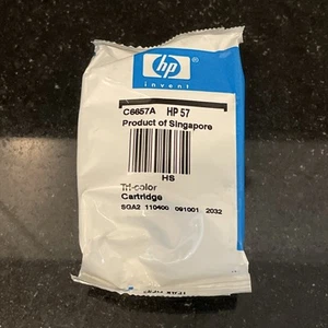 NEW HP 57 C6657A OEM Tri Color Ink Inkjet Printer Print Cartridge Genuine SEALED - Picture 1 of 4