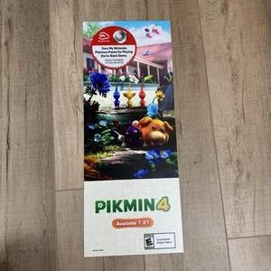 Pikmin 4 21” Nintendo Switch translite promo display Kiosk - Picture 1 of 12