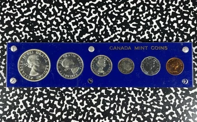 1954 Canada 6x Mint Set In Capitol Plastic Lot#B3085 Silver! - Image 1 of 2