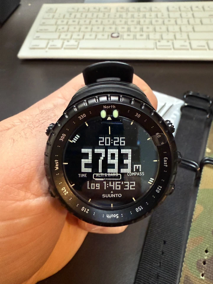 Suunto Core All Black Watch - New and Unused Unit, Extra NATO Straps Included - Image 1 of 3