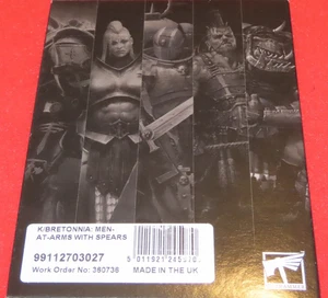 Games Workshop Bretonnia Bretonnian Men At Arms w Spears Warhammer The Old World - Bild 1 von 11