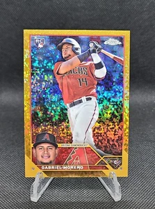 2023 Topps Chrome Update Gabriel Moreno Gold Mini Diamond /50 RC Arizona USC36 - Picture 1 of 3