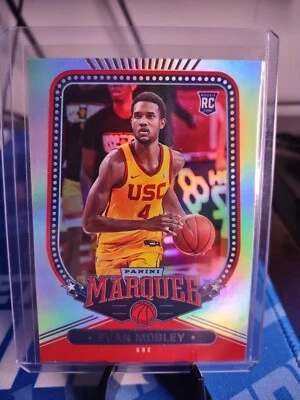 Evan Mobley RC 2021 Chronicles Draft Picks Marquee Refractor Rookie Card - Image 1 of 2