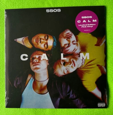 5SOS 5 Seconds of Summer - Calm PINK Vinyl LP  - New & Sealed - Image 1 of 3
