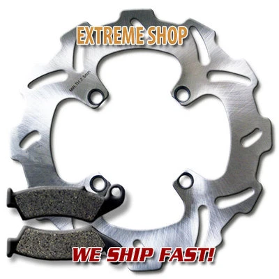 Rotor delantero + pastillas de freno para Kawasaki KLX 250 R/D (1993-1996) KLX 300 (1997-2007) Foto 1 de 2