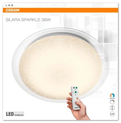 LAMPADA DA SOFFITTO 60cm LED 38W CON TELECOMANDO LUCE REGOLABILE OSRAM - Immagine 1 di 3