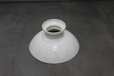 ANCIEN ABAT JOUR DE LUSTRE EN OPALINE 30 CM  - Photo 1/4