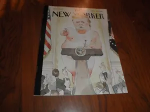 Vintage NEW YORKER MAGAZINE- DONALD TRUMP "EXPOSED" -Mint- BARRY BLITT - Picture 1 of 1