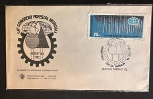 CM) 1972. ARGENTINA. TREES. FDC. VII. WORLD FORESTRY CONGRESS. XF - Picture 1 of 1
