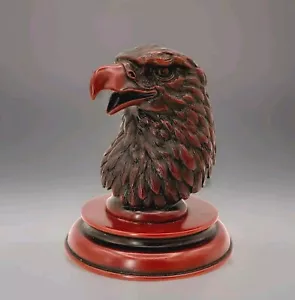 Vintage American Eagle Red Resin Figurine - Picture 1 of 7