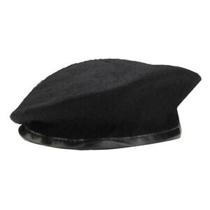 Unisex Military Army Soldier Hat Wool Beret Men Women Uniform Adjustable Cap US