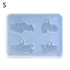 Resin Silicone Keychain Jewelry Casting Mold Korean Pendant Charms Mold
