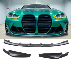 Carbon Fiber Front Lip Fits for BMW 3 4 Series G80 M3 G82 M4 021-2022 - Picture 1 of 6