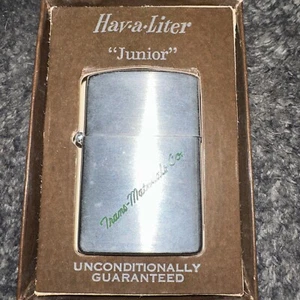 ￼1960s Trans Material  HAV-A-LITER "JUNIOR" LIGHTER - ADVERTISING - Picture 1 of 4
