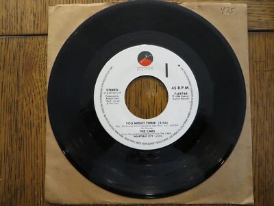 The Cars – You Might Think / Heartbeat City - 1984 - Elektra 7-69744 7" Single - Image 1 of 2
