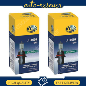 Hella High Beam and Low Beam Headlight Bulb 2x for 1989 till 1990 Ford Bronco II