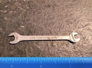 WILLIAMS SUPERRENCH Vintage Double Open End Wrench 845650, 3/16 • 1/4, USA - Picture 1 of 10