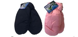 Toddler Kids Ski MITTENS THINSULATE GLOVES - Solid Colors - Picture 1 of 7