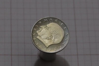 🧭 🇩🇪 GERMANY FEDERAL 2 MARK 1971 J PROOF LOW MINTAGE B71 #Z8102 - Image 1 of 2