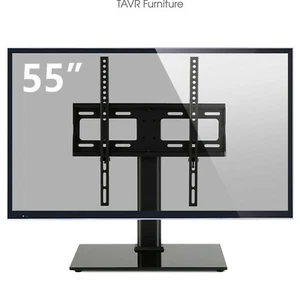 Universal TV Stand Base with Swivel Mount for 27-55 inch Flat Screen TVs - Picture 1 of 7