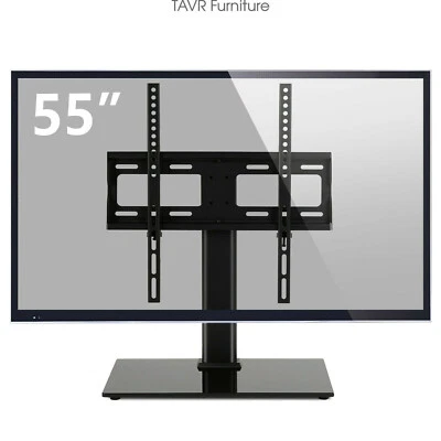 Universal TV Stand Base with Swivel Mount for 27-55 inch Flat Screen TVs - Image 1 of 4