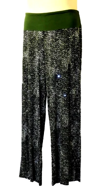 Pantalón Mujer con Control Talla 2XL Cómodo en Oliva con Brillo Foto 1 de 4