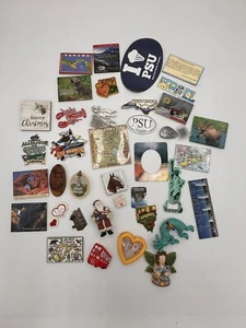 Vintage Travel Religion Retro Refrigerator Magnet Lot 30 Mixed Kitchen Kokopelli - Picture 1 of 9