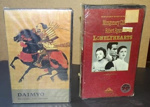2 ungeöffnete VHS-Bänder - Montgomery Clift Lonely Hearts, Daimyo (mittelalterliches Japan) - Bild 1 von 6