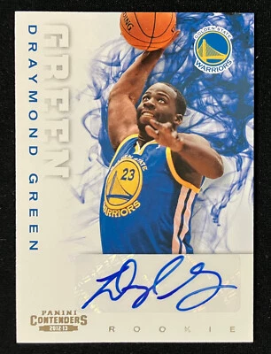 DRAYMOND GREEN GOLDEN STATE WARRIORS 2012-13 PANINI CONTENDERS ROOKIE AUTO # - Image 1 of 2