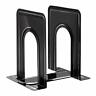 Heavy Duty Metal Black Bookend Support 6.5 x 5.7 x 4.9 Inch Bookends Set of 10 Pairs 