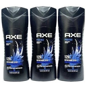 3 Axe Phoenix Crushed Mint & Rosemary 16 fl. oz. Body Washes Refreshing Scent - Picture 1 of 4