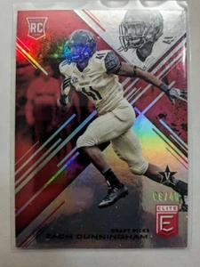 🏆 Selecciones del draft Panini Elite 2017 Aspirations Red/49 Zach Cunningham RC #128 - Imagen 1 de 2