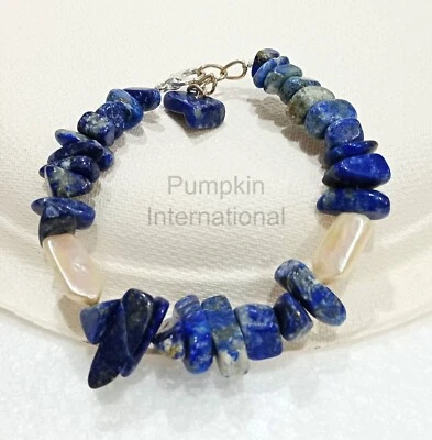 Lapis Lazuli Natural Stone Women's Bracelet - Image 1 of 4