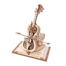ROKR Magic Cello Mechanical Music Box 3D Wooden Puzzle AMK63 teens/Adults Gifts