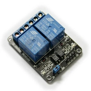 2-Channel 24V Relay Module Coupling Optocoupler High Trigger For MCU Arduino - Picture 1 of 5