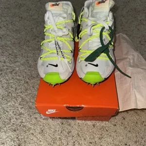 Off White x Nike Zoom Terra Kiger 5 Women size 5 White 1 CD8179-100 - Picture 1 of 5