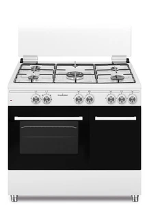 CUCINA 90x60 BIANCA A PORTABOMBOLA FORNO ELETTRICO 6 FUNZ. SCHAUB LORENZ SS941EW - Foto 1 di 8