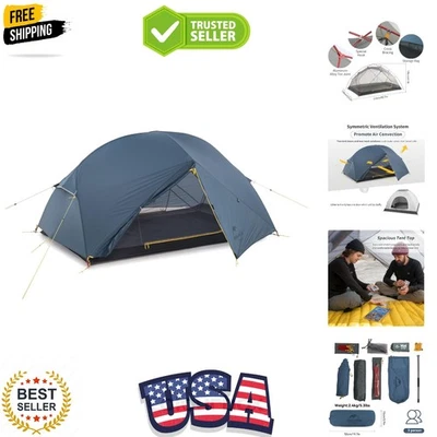 2-Person Waterproof Camping Tent - Ultralight & Free Standing for Adventures - Image 1 of 4