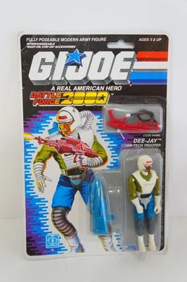 Figura de acción de colección Hasbro 1988 GI Joe Dee-Jay Battle Force 2000 Foto 1 de 4