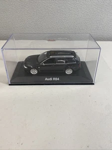 Pauls Model Art Minichamps 1/43 Audi Rs 4 Avant Model Grey@O - Picture 1 of 18