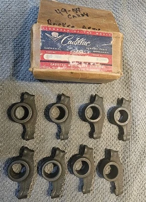 NOS (8) Rocker Arm Set 1949 - 1955 Cadillac 331 V8 gm 1457141 1452873 - Bild 1 von 4