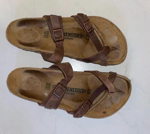 birkenstock mayari 40 brown suede Women’s 9 GOOD CONDITION/ CLEAN - Picture 1 of 4