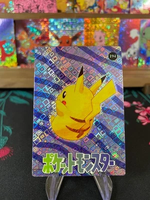 Pikachu Cannonball #194 Pokémon Vintage Prism Vending Sticker NM US SELLER - Image 1 of 2