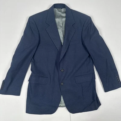 Blazer Abrigo Deportivo Geoffrey Beene 100% Lana Para Hombre 44L Azul Marino Hecho en Unión Lujo Nuevo con Etiquetas Foto 1 de 4