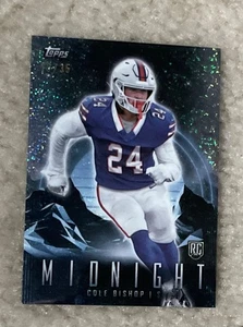 2024 Topps Midnight Cole Bishop Speckle Rc /35! - Picture 1 of 2