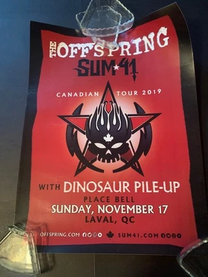 the offspring concert poster 2019  nov 17 canadian tour sum 41 place bell laval - Image 1 of 2