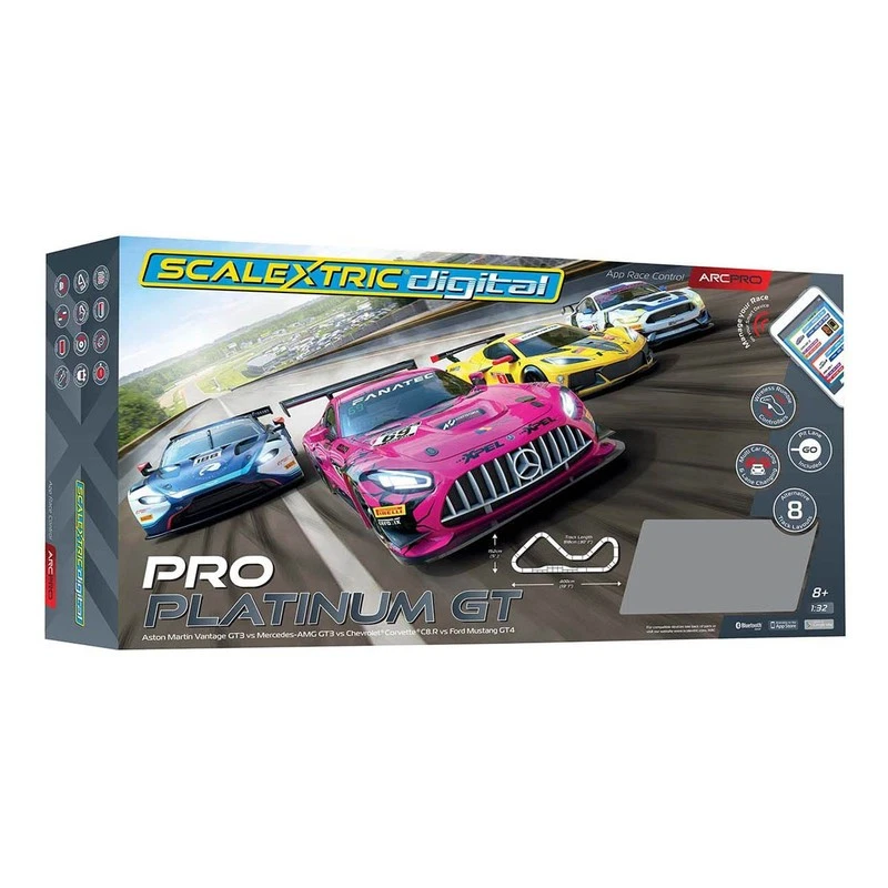 Juego de coches ranura Scalextric C1436T 1:32 ARC PRO Pro Platinum Foto 1 de 1