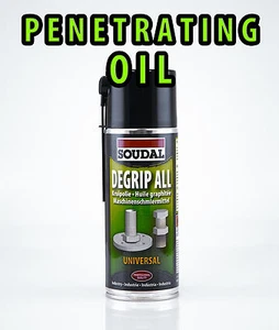 SOUDAL DEGRIP ALL 400ML SPRAY PENETRATING OIL DISSOLVES RUST & CORROSION - Picture 1 of 1