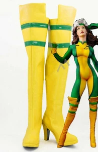 X-Men Ms. Rogue Cosplay Schuhe Stiefel Anna Marie Schuhe - Bild 1 von 3