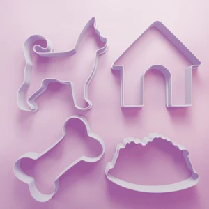 Husky Welpe Hund Keksausstecher Packung - Bild 1 von 1